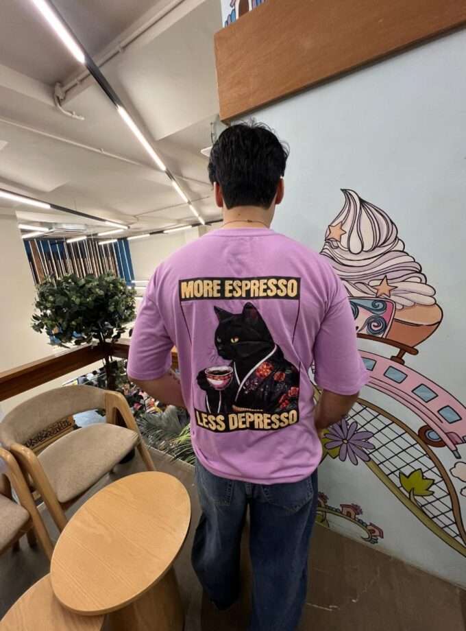 Mocha Paw Oversized Tee