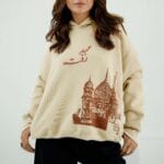 Echoes of the Past Premium Oversized Hoodie